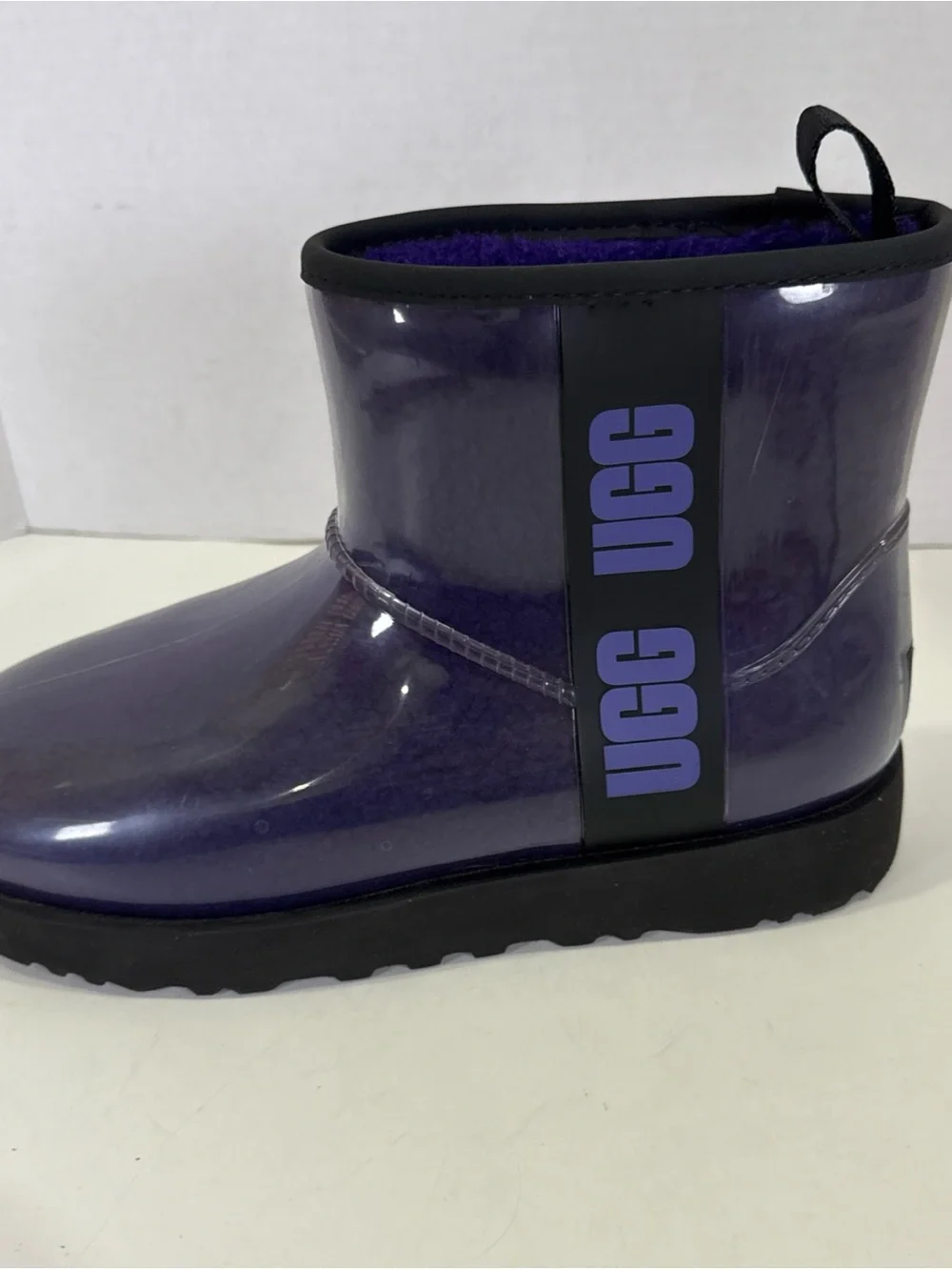 UGG Classic Purple Violet Clear Mini Boots 1113190 Women's Size 7 Waterproof